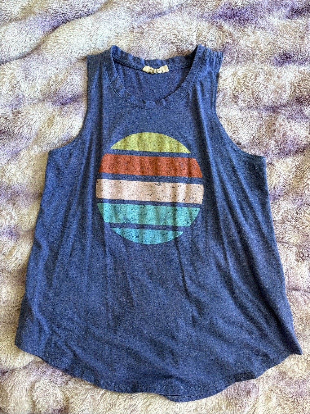 Sunshine graphic tank - racer back